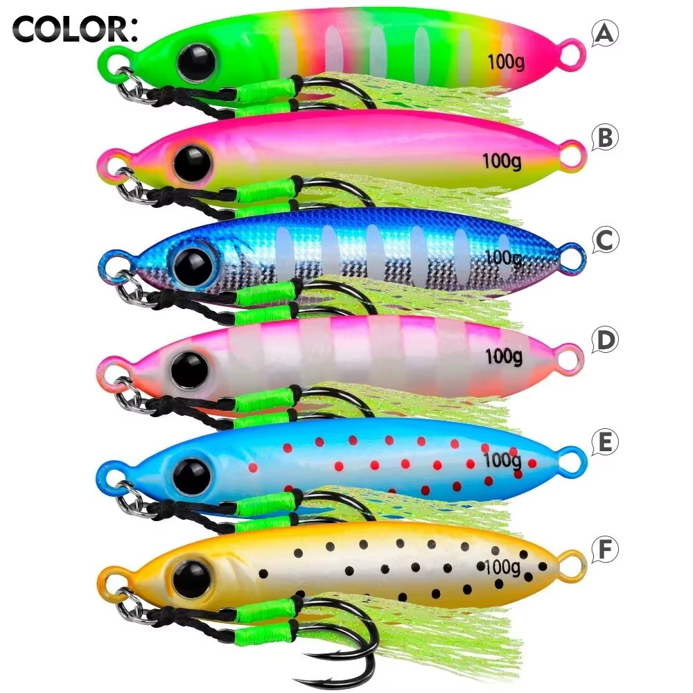 Lure de Jig de Metal Profesional Luminosa, Dura, de Caída Rápida, Lure de Jigging, VIB Vertical, Lures de Agua Salada, Equipo de Pesca Exterior — imagen 4