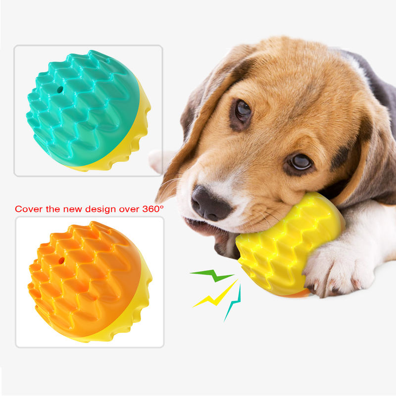 Dog Toy Training Teeth Grinding Ball Speaking Toothbrush Dog Outdoor Interaction — image 4