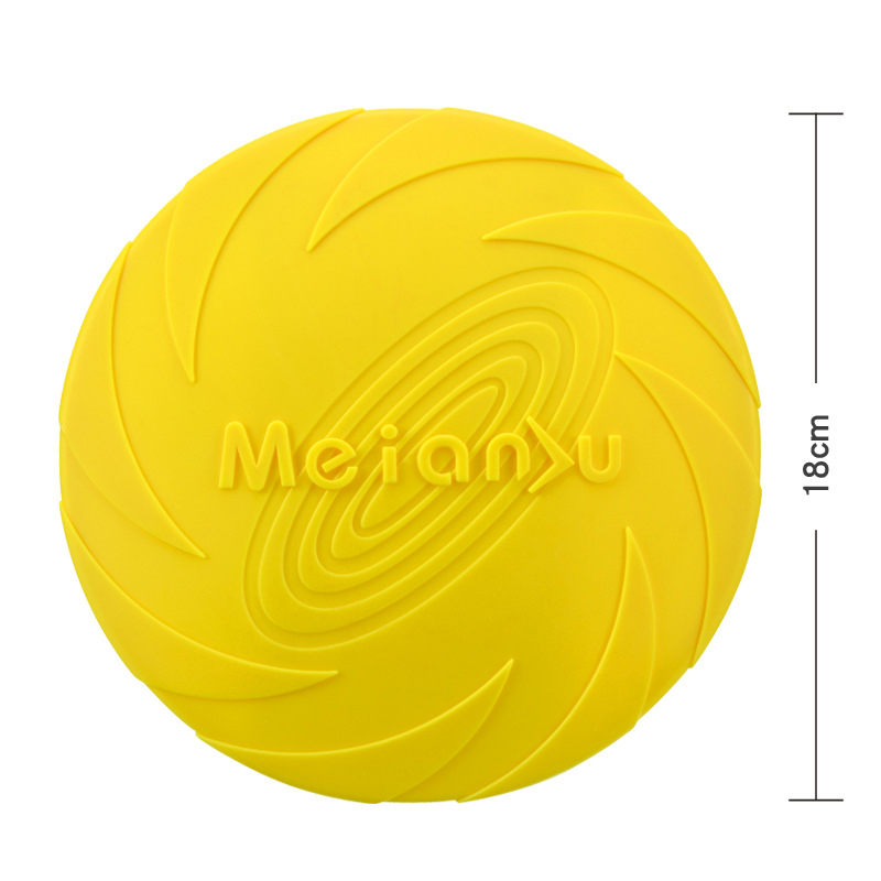 Meianju Dog Frisbee Pet Toys Interactive Toys Pet Frisbee Floating Bite resistant Retrieving Training — image 11