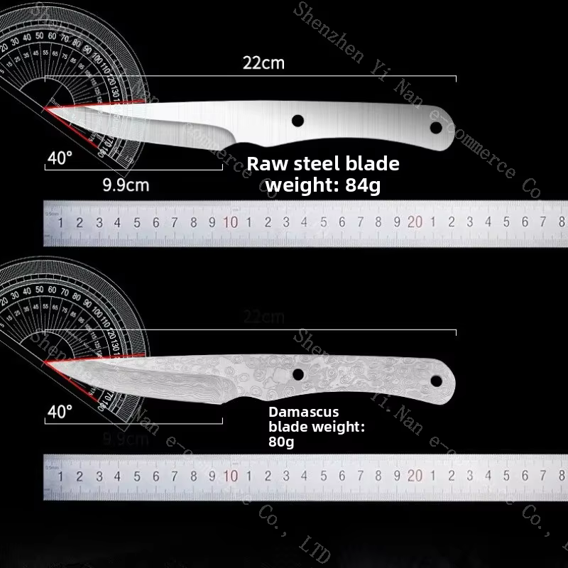 High Hardness Small Straight Knife Pattern Household Handmade Stainless Steel Multi-Purpose Knife DIY Knife EDC Tool — image 6
