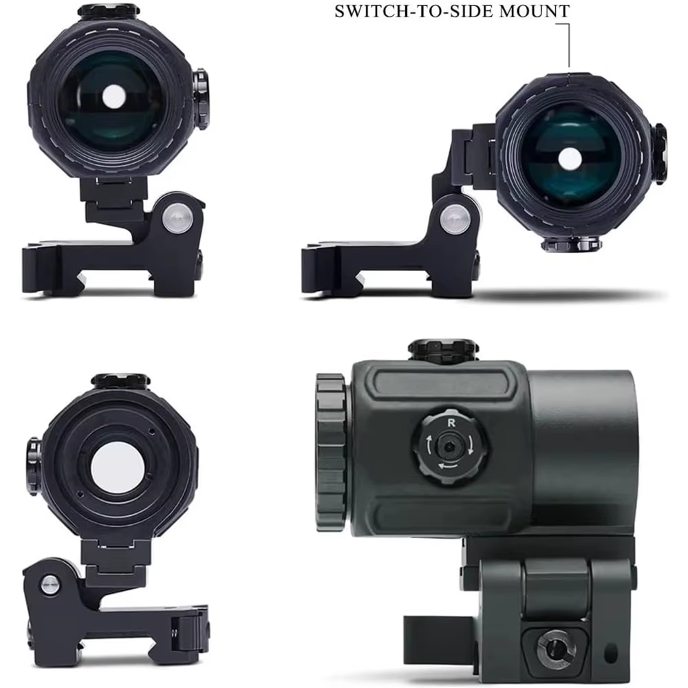 558+G33 Holographic Reflex Sight Red Dot Optic Sight with G33 3X Magnifier Combo Built-in Flip QD Mount — image 3