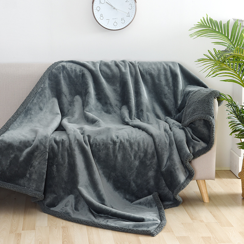 Manta impermeable para mascotas de lana suave algodón felpa Sherpa cómoda gruesa manta para mascotas — imagen 2