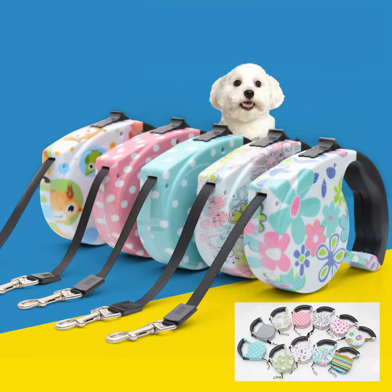 Lazo automático retraible para perros, cadena de paseo, suministros para perros pequeños y medianos, 5 metros — imagen 1