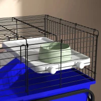 Caja para Animales Pequeños de Dos Niveles Removible del Soporte — imagen 8