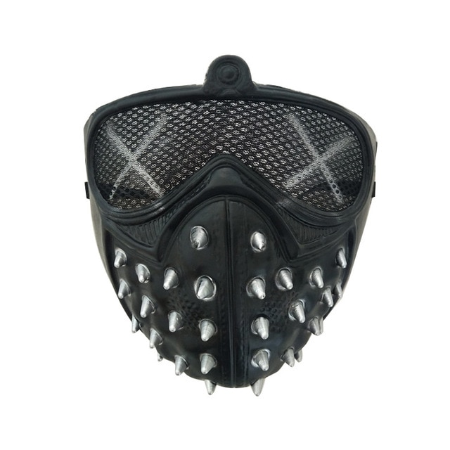 Halloween Devil COS Anime Stage Mask Ghost Steps Street Rivet Death Masks Watch Dogs Cosplay Stage Party Face Masks Accessories — image 8