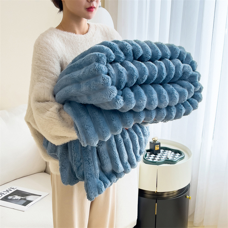 Rabbit plush blanket — image 13