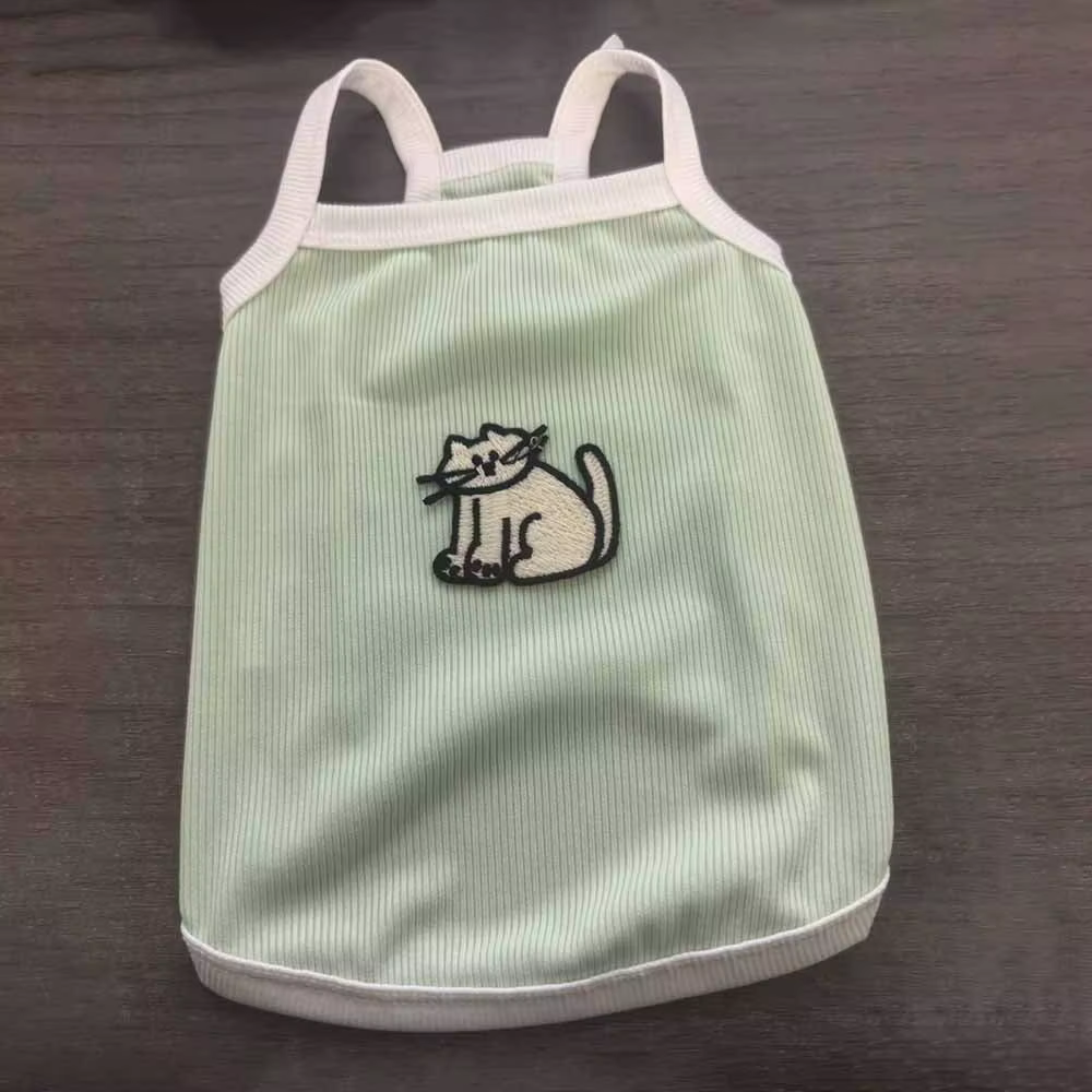 Camiseta de Verano Ligera y Transpirable para Mascotas con Estampados Coloridos - Ropa Diaria Cómoda para Perros y Gatos — imagen 4