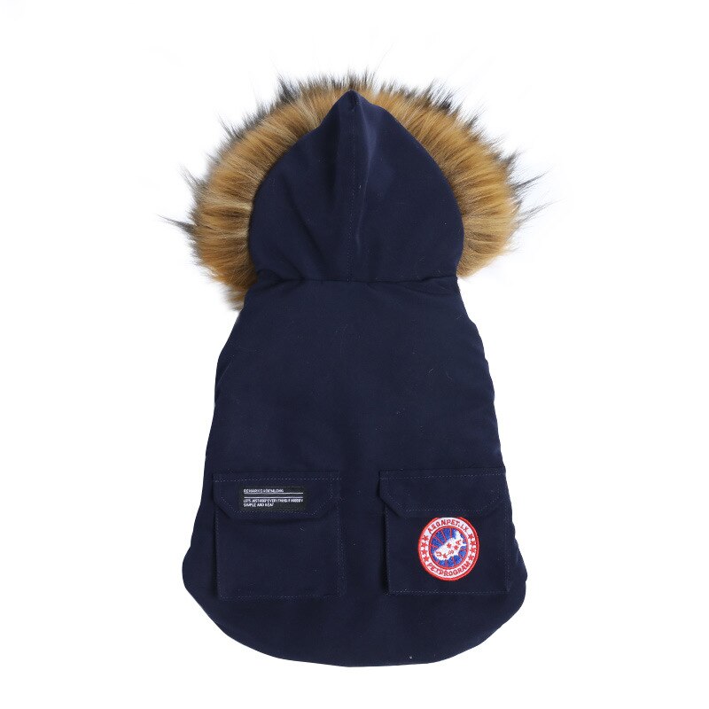 Chaquetas de invierno para perros abrigadas y calientes con capucha para Chihuahuas, Bulldog francés, Pugs, y pequeños perros — imagen 9