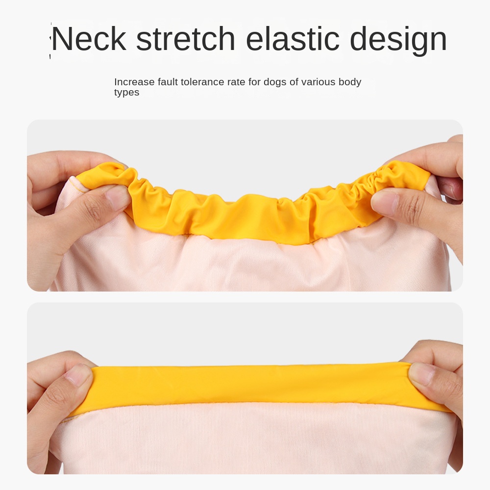 Chaquetón para Perros Grande - Estilo Poncho con Cinta Reflectante Impermeable y Resistente al Viento — imagen 3