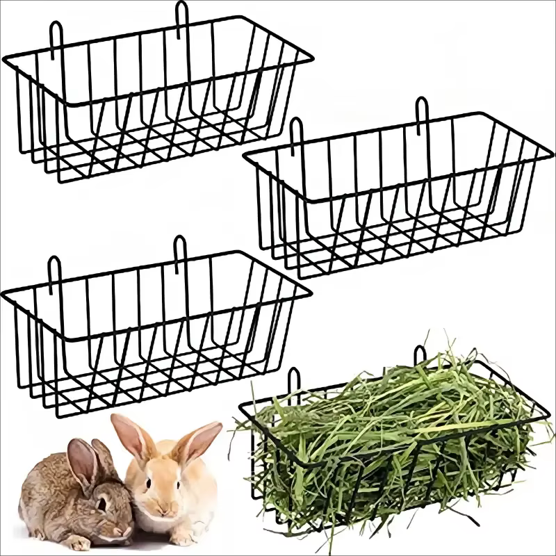 Cesta de Alimento para Conejos - Soporte de Pasto para Conejos - Comedor de Hierba para Conejos — imagen 5