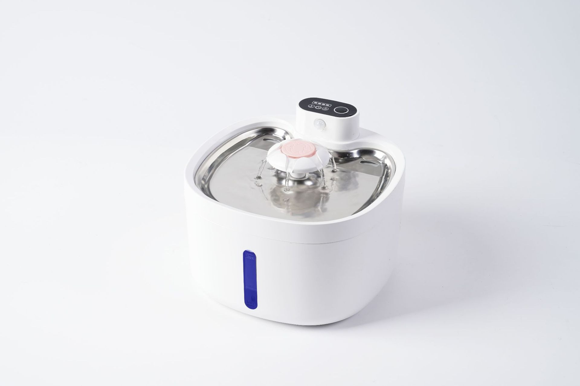 New pet intelligent water dispenser food grade stainless steel wireless range flowing water dispenser for cats — image 3