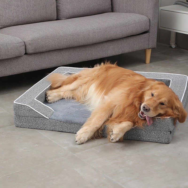 Dog House Winter Warm Medium And Large Dogs Sofa Bed Removable And Washable Golden Labrador Cushion — image 3