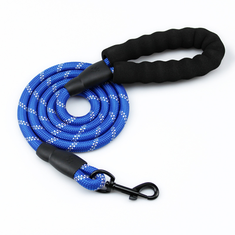 Reflective Dog Pet Leash Rope Nylon Small Dogs Puppy Leashes 150cm Long Heavy Duty Large Dog Lead Red Blue Pink Green Black — image 8