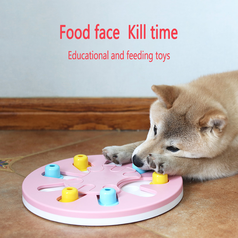 Puppy Pet Puzzle Toy Dog Intelligence Toy Food Hunting Toy Dog Snack Slow Food Leakage Bowl — image 1