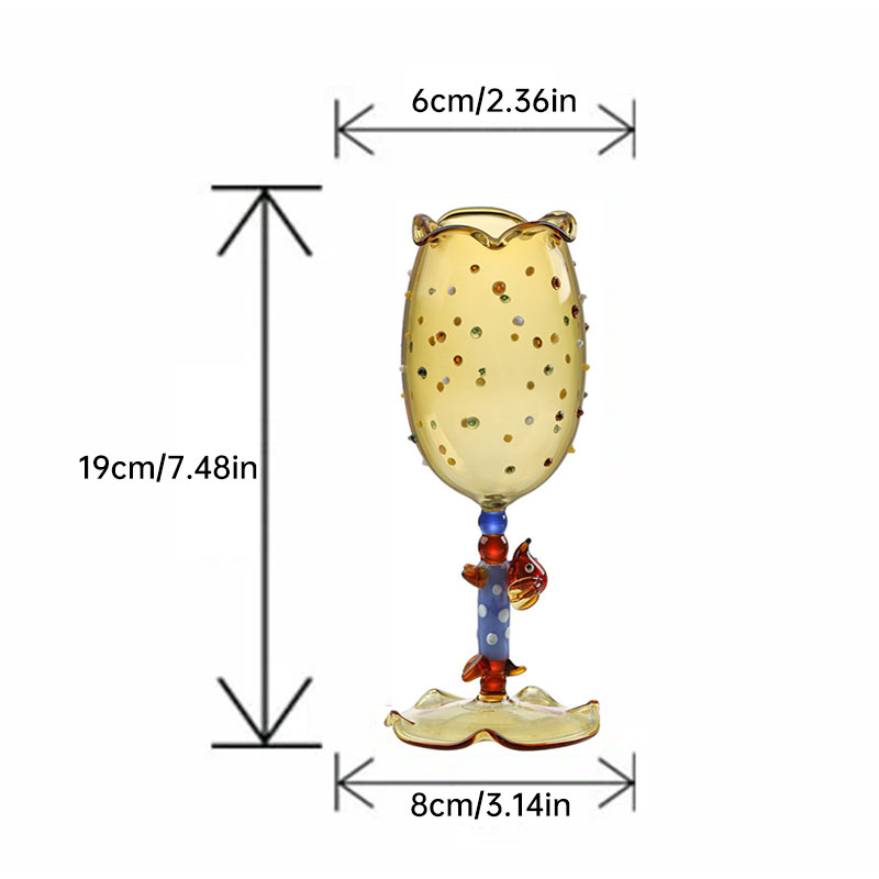 Handcrafted Dachshund Wine Glass – Cute Jelly Bean Dog Goblet, Heat-Resistant Colored Glass for Wine & Champagne — image 8