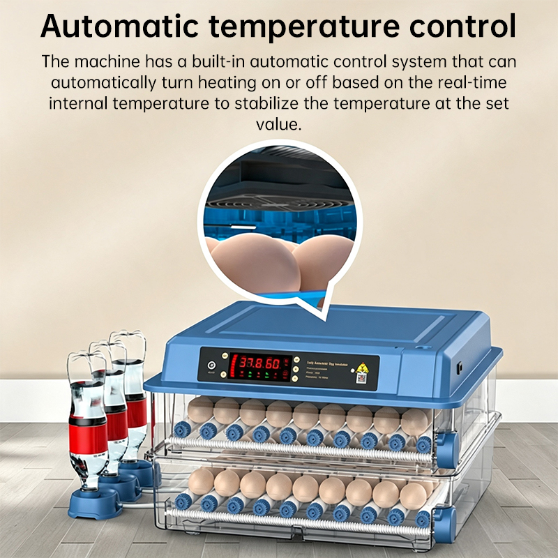 Automatic Egg Incubator 12/15/24 Eggs with Auto Turner & Temp Control, Poultry Hatcher for Chicken Duck Quail — image 9