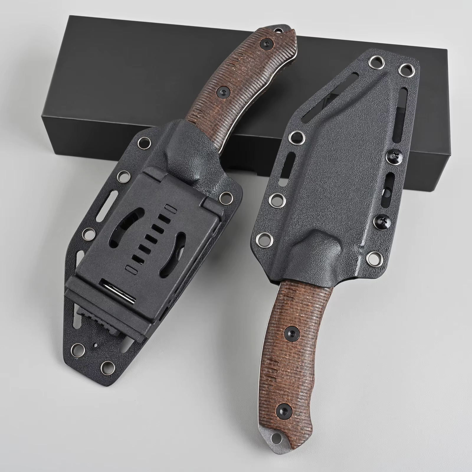 SDOKEDC DC53 Steel Fixed Blade Knife Micarta Handle Outdoor Camping Fishing EDC Utility Tool For Men — image 7
