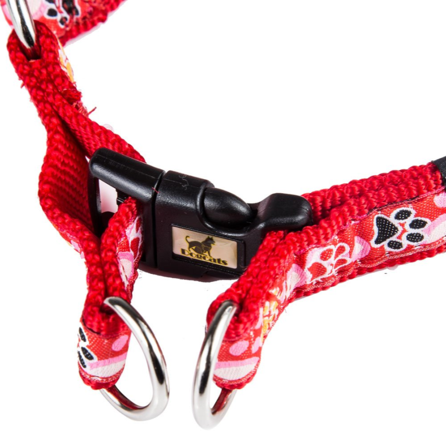 New Dog Paw Print Nylon Leash Collar (With Leash) Set Of Pet Supplies — image 4