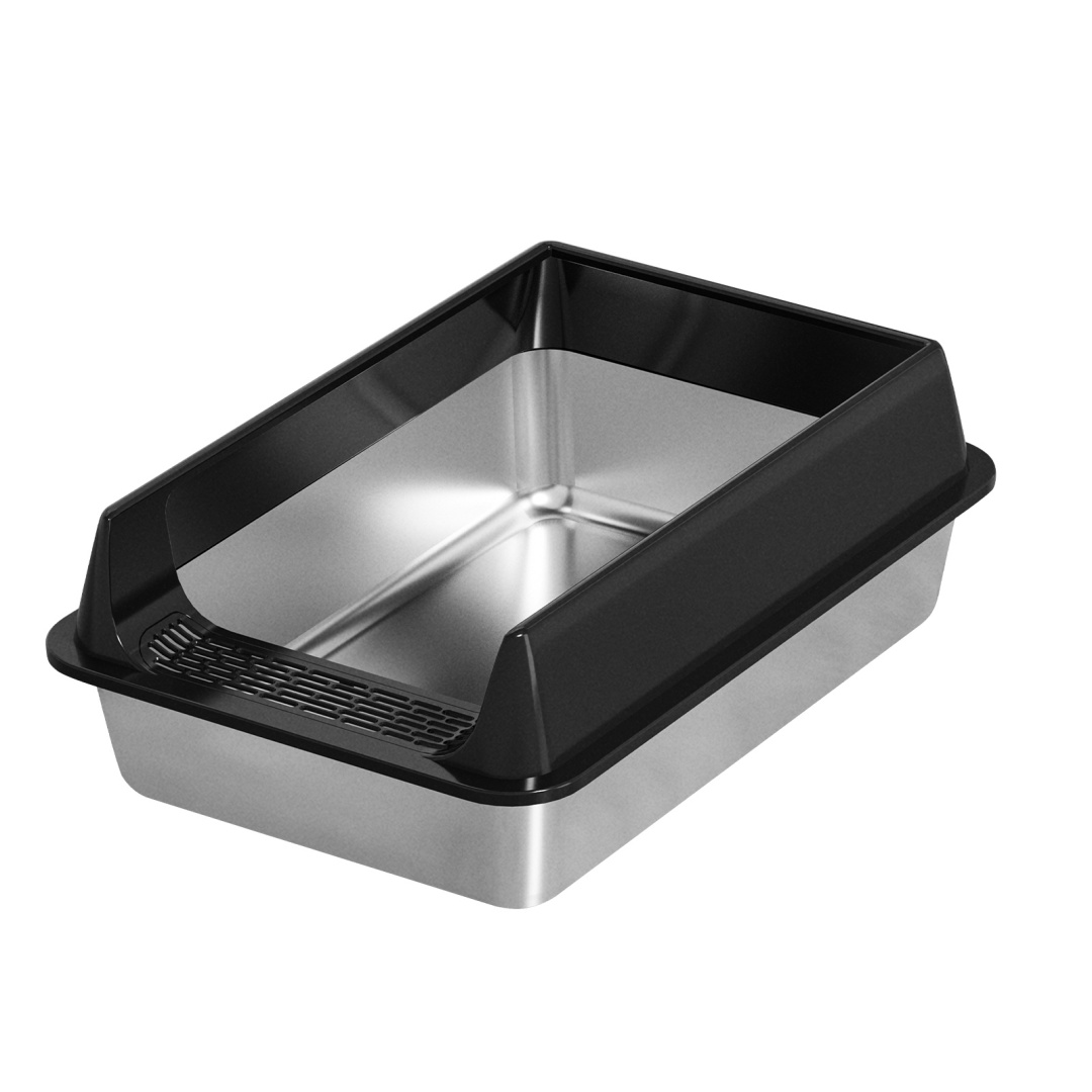 Solo Recogida en Tienda - Caja de Arena para Gatos de Acero Inoxidable — imagen 3