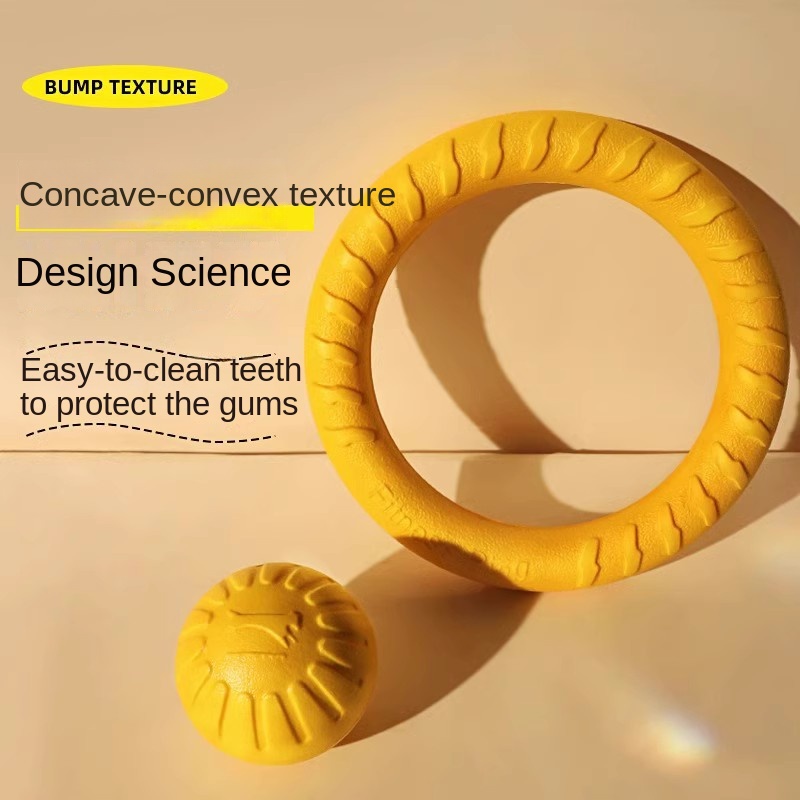 Chew Resistant Dog Ball Teeth Cleaning and Boredom Relief Toy — image 3