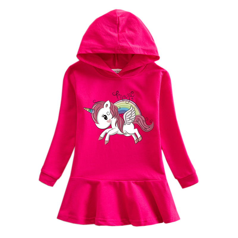 Pony girl hooded hoodie dress — image 11