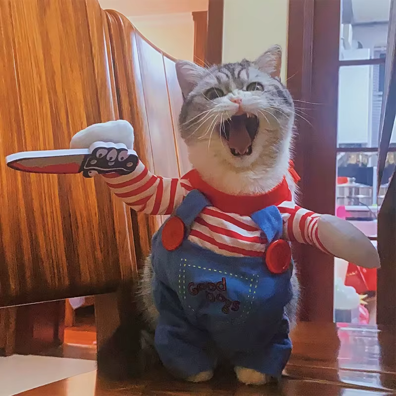 Ropa Divertida para Gatos de Halloween: Trajes Creativos para Perros y Gatos Pequeños y Medianos — imagen 2