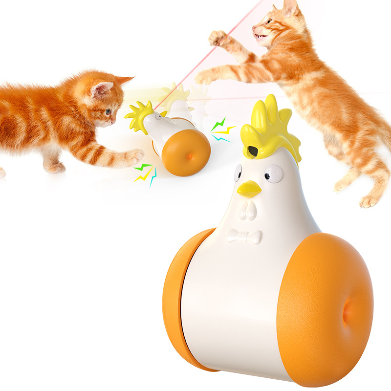 Pet Supplies Electric Sound Infrared Tumbler Laser Funny Cat Stick Toy — image 3