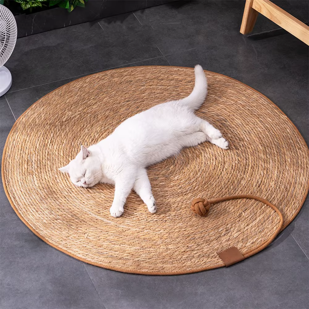 Cat Scratcher Rattan Mat Board Cat Scratch for Sharpen Nails Scraper Cats Tree Cat scratching post Sofa Mats Furniture Protector — imagen 1