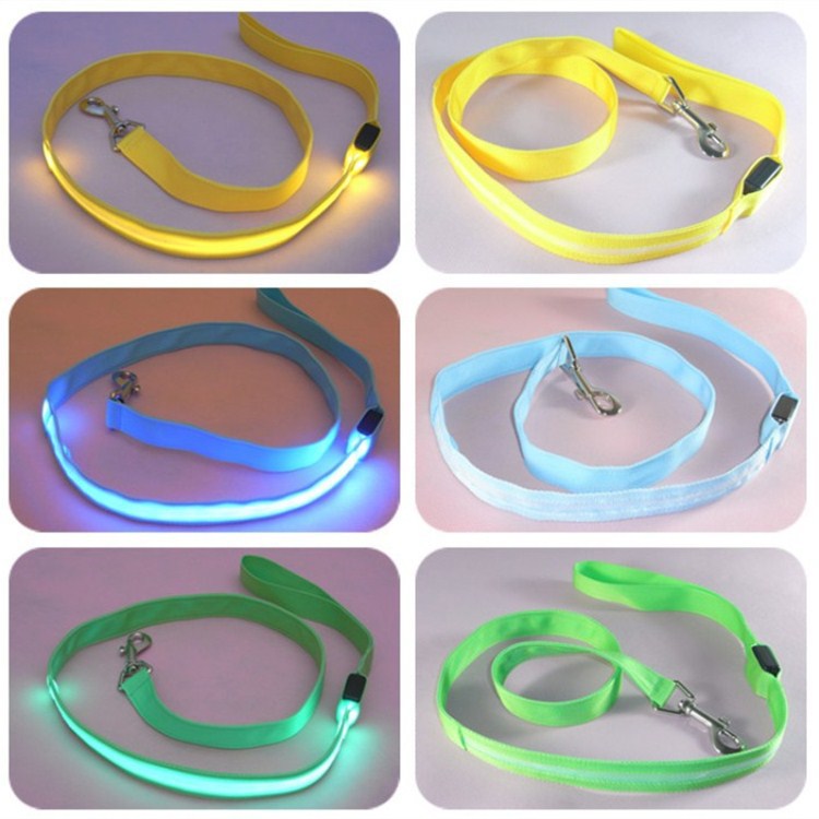 Pet Leash LED Light-Emitting Dog Leash 120CM Length 6 Colors — image 3