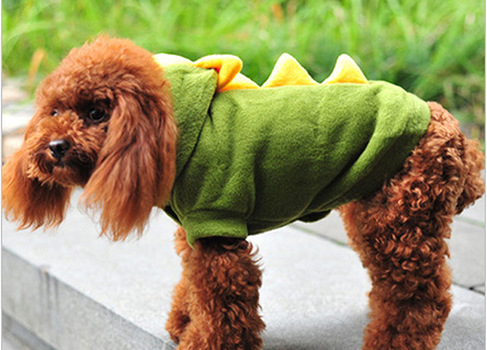 Classic Pet Halloween Clothes Fashion Dinosaur Shaped Dog Transformation Dress Pet Clothes — image 5