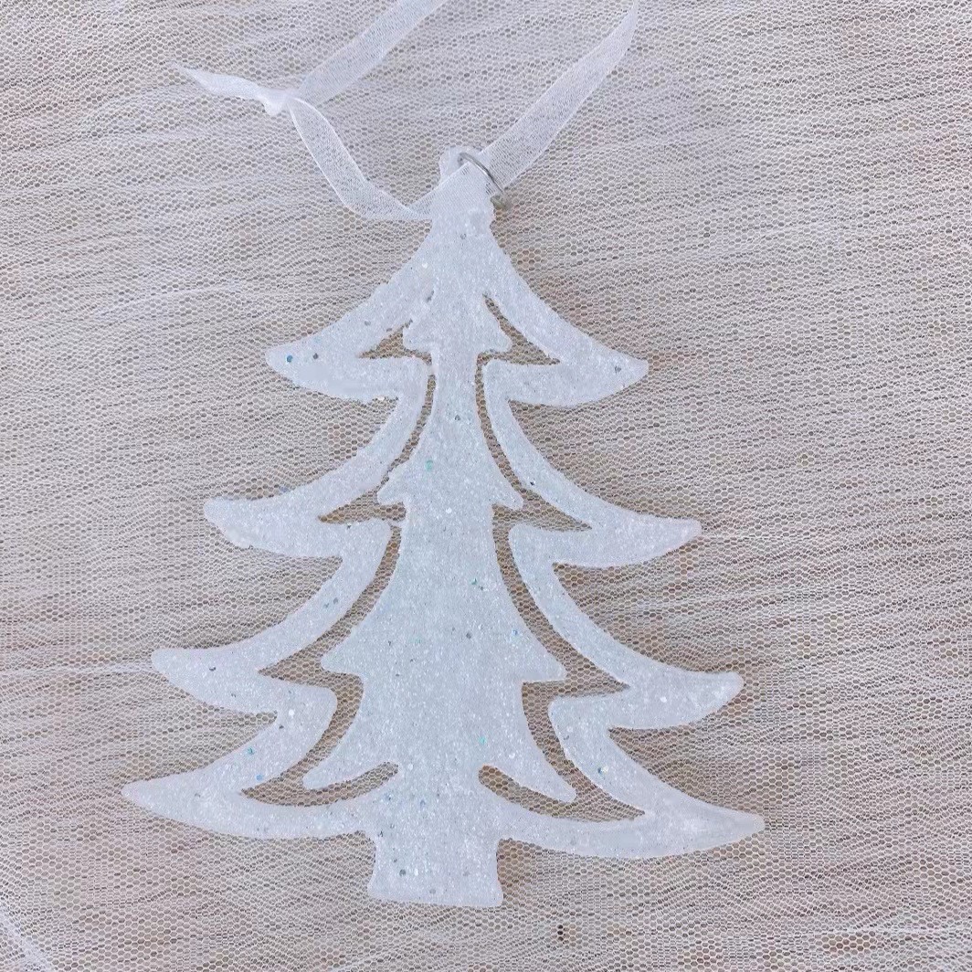 Adorno Navideño Plástico de Estrella de Nieve y Reino de los Cielos con Campana y Ciervo — imagen 7