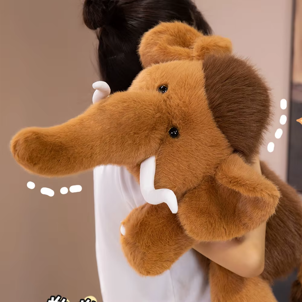 Mamut de Peluche Realista para Decoración Hogareña, Juguetes para Niños y Adultos, Regalo Navidad Cumpleaños — imagen 2
