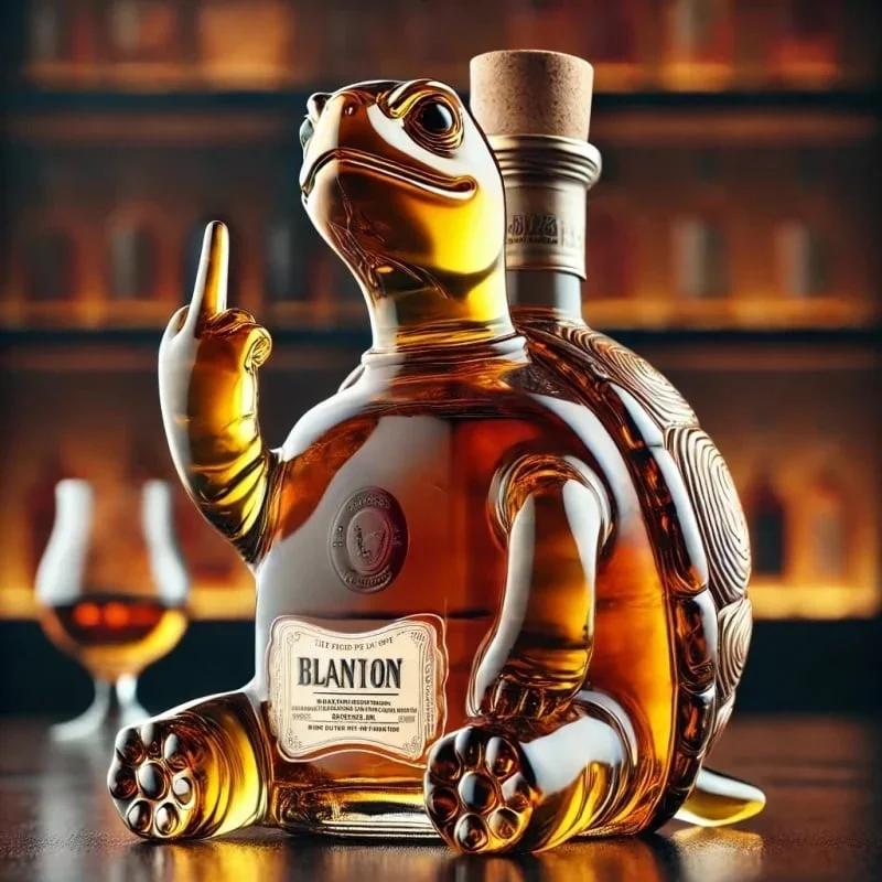 Funny Middle Finger Duck/Turtle/Dog Whisky Glass Decanter – Bar/Office/Home Decor — image 2
