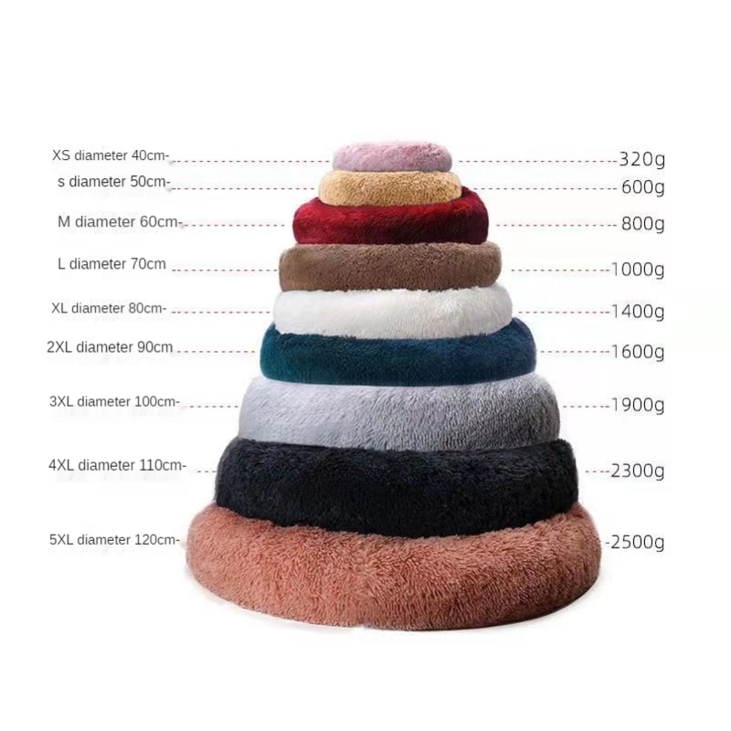 Pet Nest Warm Soft Plush Sleeping Bed Pad Kennel Breathable Dog Cat House Pet Bed Dog house Animals Supplies — image 4
