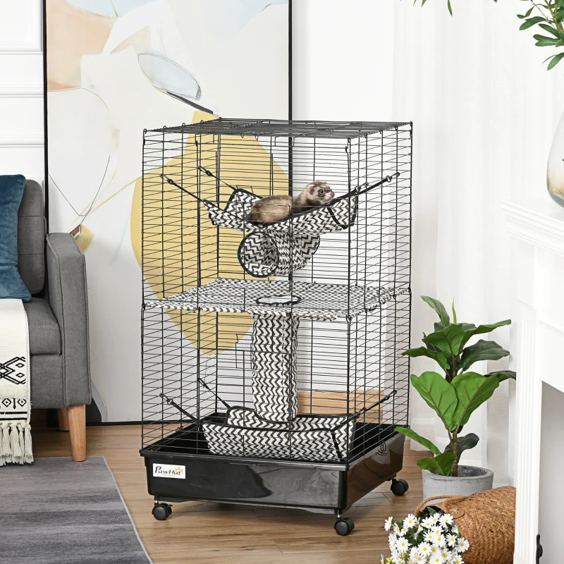 Caja Rodante para Pequeños Animales - Gran Caja para Ferretes — imagen 2