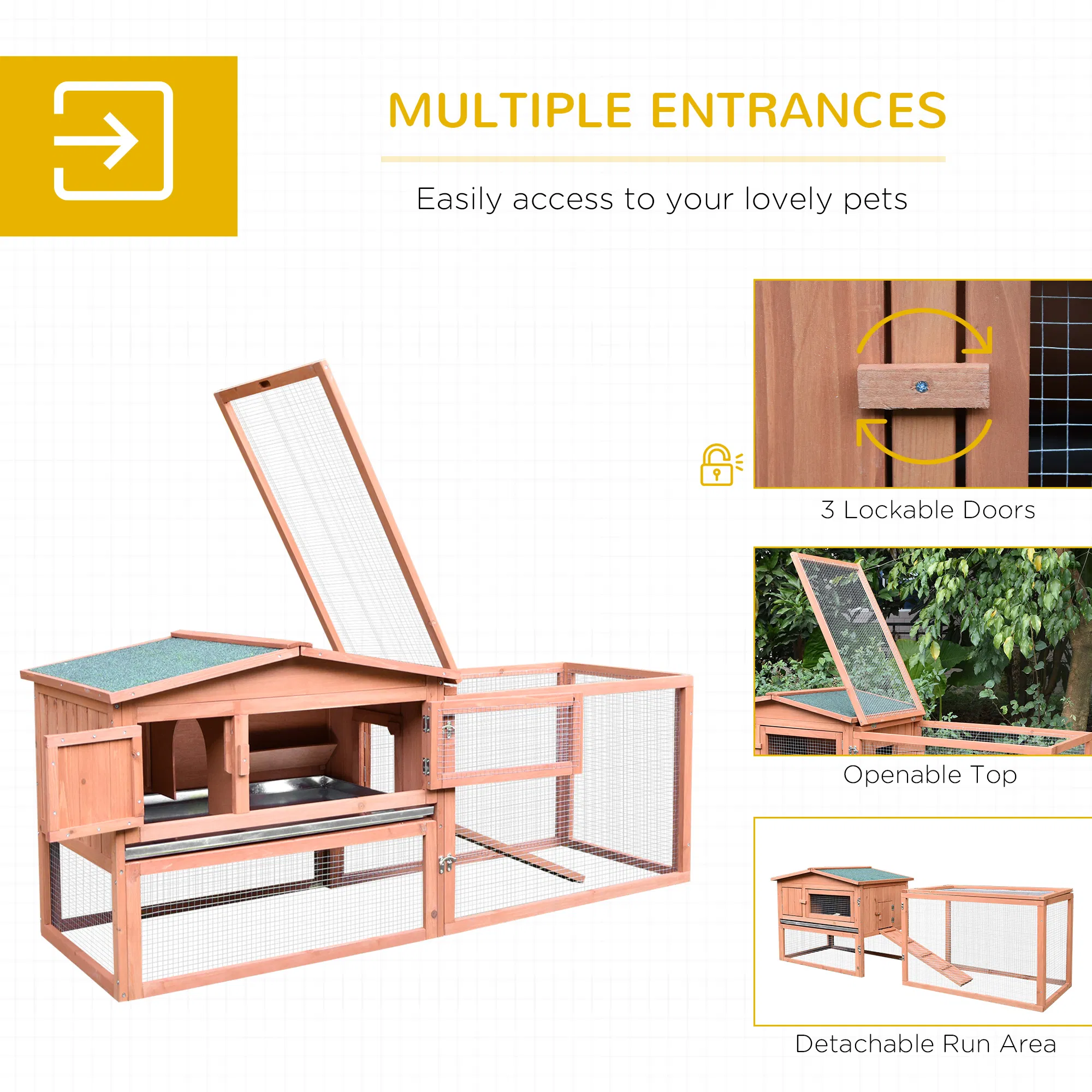Rabbit Cage Outdoor, Rabbit House — image 5