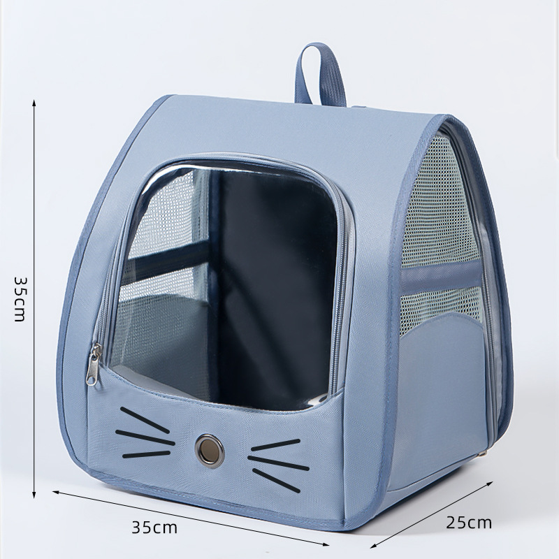 Pet Carrier Backpack, Travel Bag for Small Dogs and Cats, Breathable Mesh Car & Outdoor Carrier — image 2