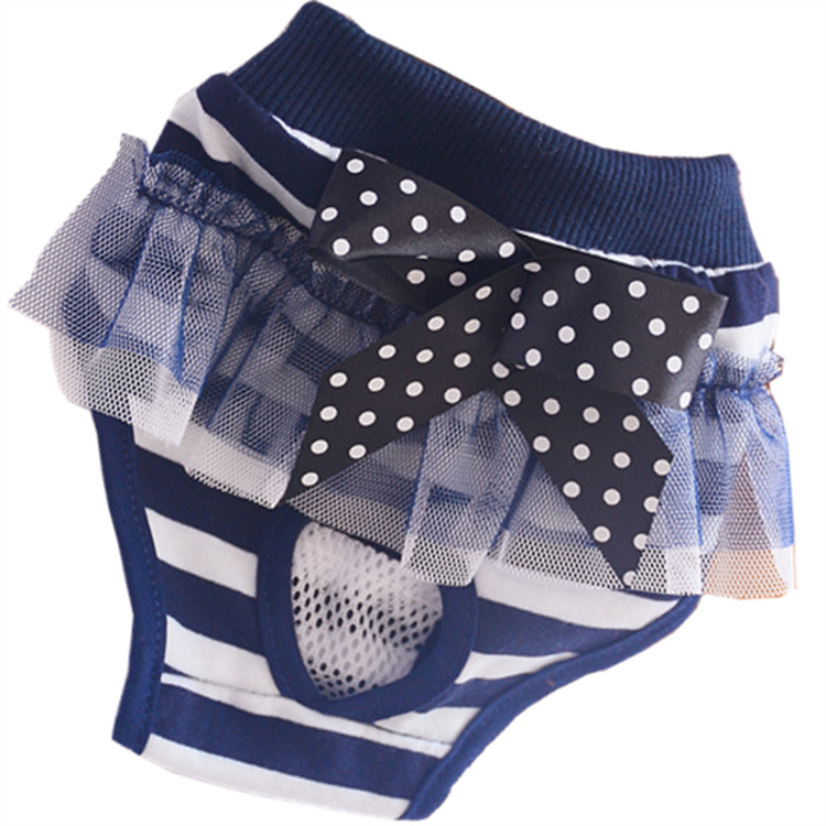 Pet Teddy Little Bitch Dog Physiological Pants Female Dog Aunt Pants Sanitary Pants Menstrual Pants Safety Pants Underwear — image 3