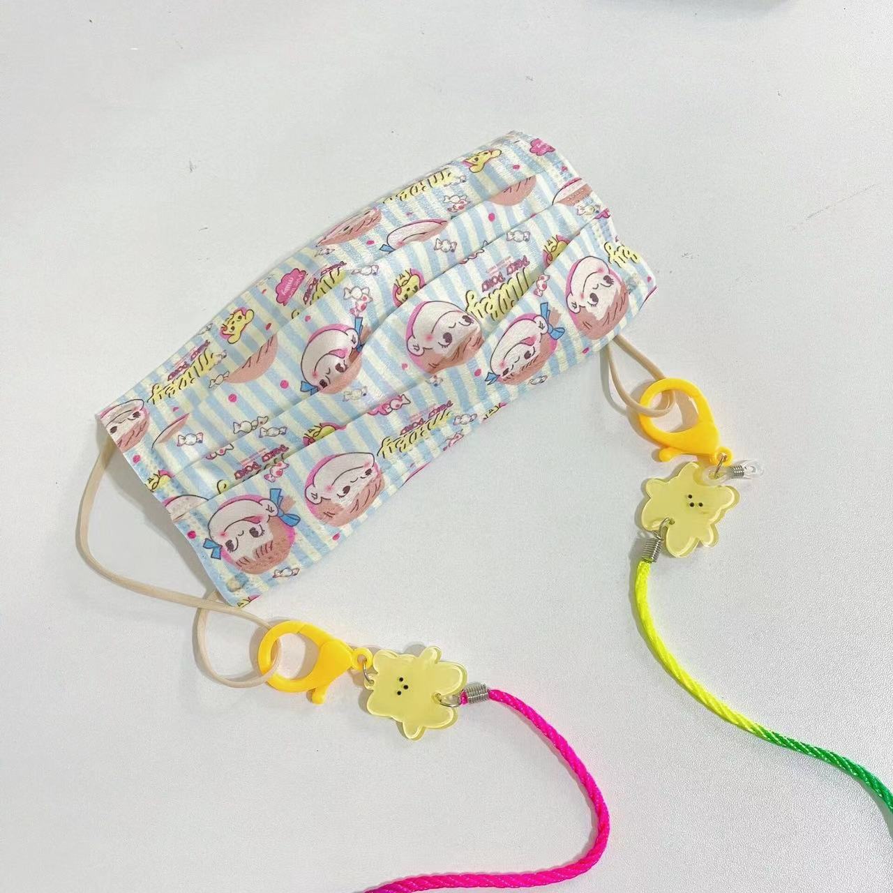 Lazo de Cuello Colorido DIY Acetato de Celulosa con Oso Gradient para Niños de Escuela Primaria Accesorios — imagen 8