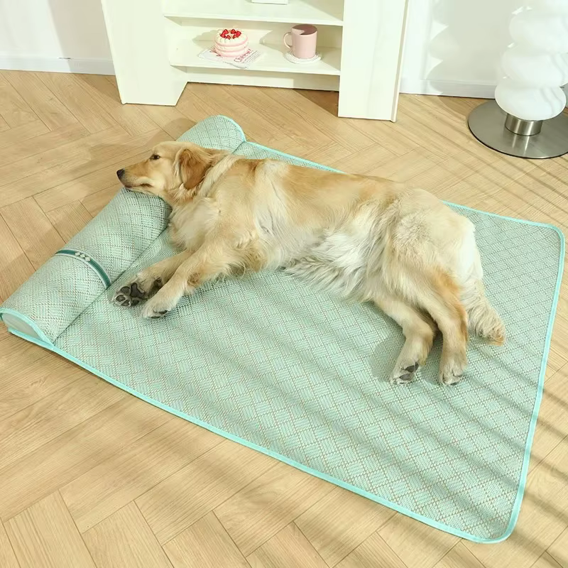 Cooling Bedding for Dogs Mat Pets Supplies Dog Beds Tiny Washable Bed Lie Outdoor House Cushion Mattress Large Pet Accessories — image 6