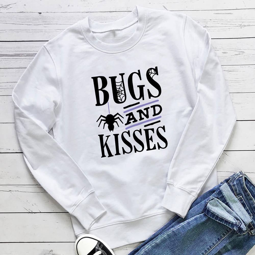 Spider print round neck long sleeved sweatshirt — image 3