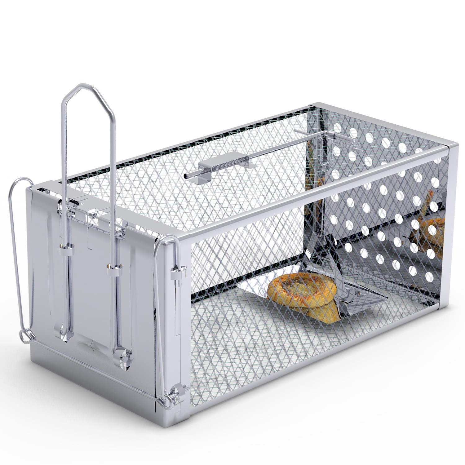Caja de Trampa para Ratas con Puerta Única - Humano y Eficaz para Roedores Pequeños — imagen 1