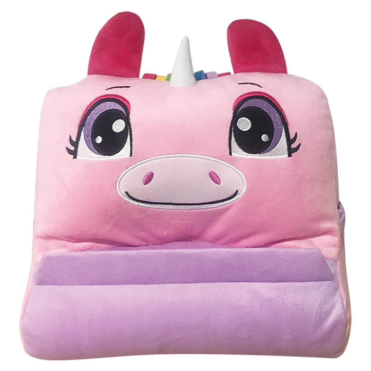 Unicorn Cartoon Pillow iPad Tablet Computer Phone Stand Animal Pillow Children's Plush Lazy Reading Pillow — image 6