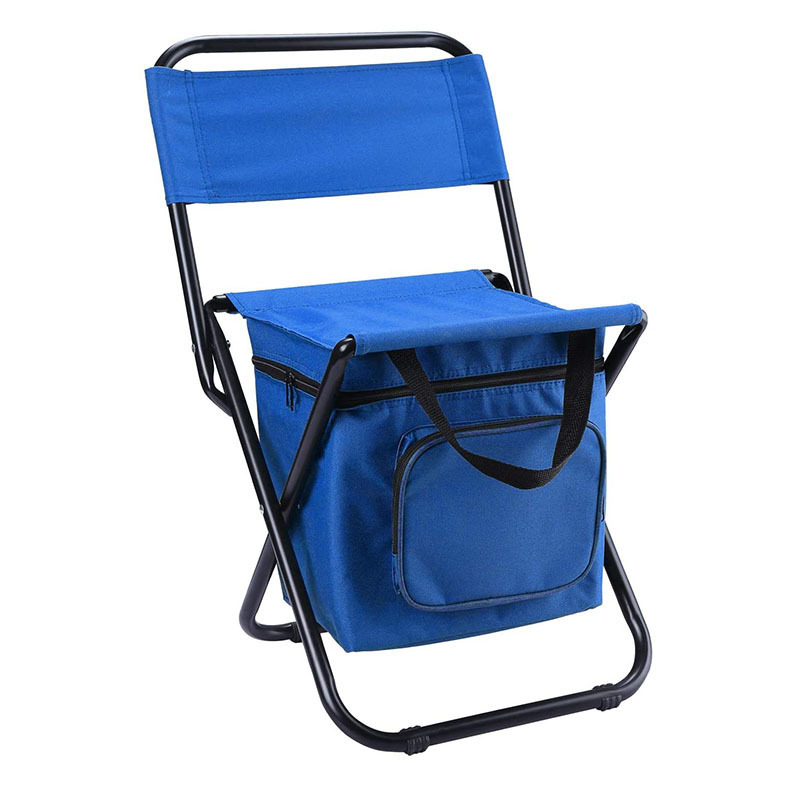 Folding Fishing Chair Backpack Insulation with Cooler Bag Portable Folding Beach Chair Seat Camping Chairs Folding Stool Chair — image 11