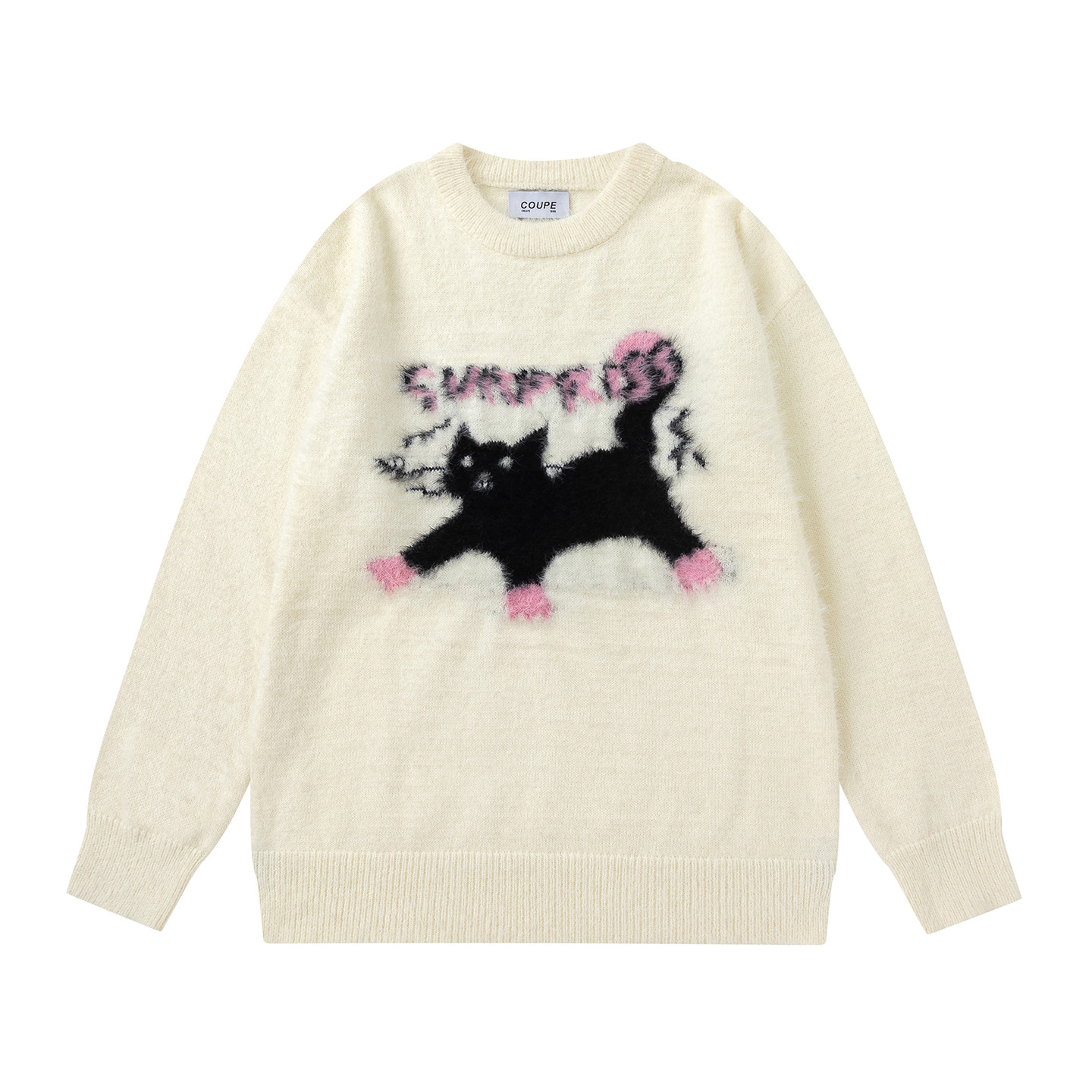 Cute Pet Cat Pattern Sweater — image 2