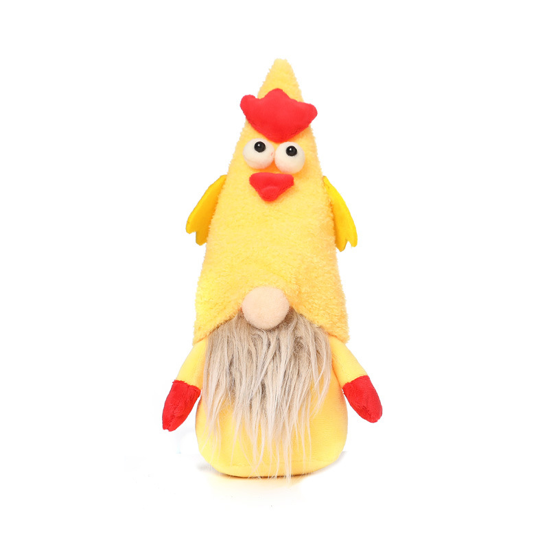 Thanksgiving decoration turkey cute doll plush faceless doll decoration home shopping mall window dress up — image 6