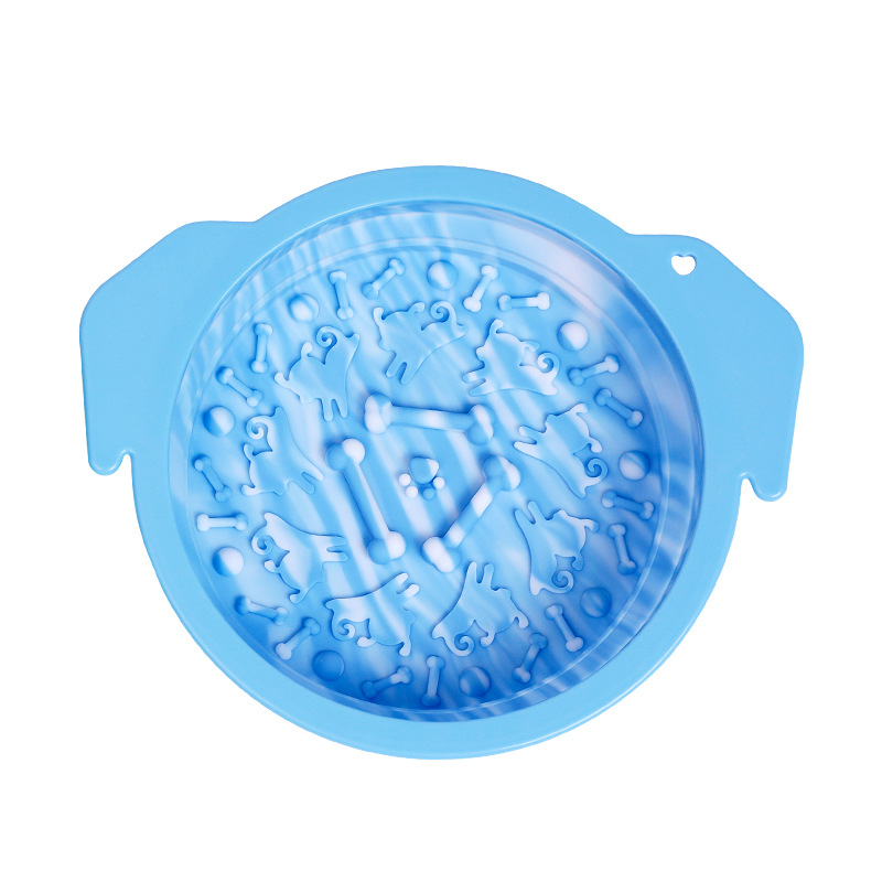 Portable Folding Bowl Sucker Licking Pad Slow Food Bowl Dog Basin Silicone Pet Bowl Dog Bowl — image 6