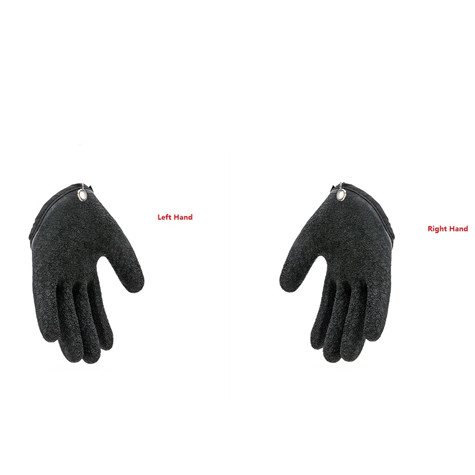 Fishing Gloves Anti-Slip Protect Hand From Puncture Scrapes Fisherman Professional Catch Fish Latex Hunting Gloves Left Right — image 19