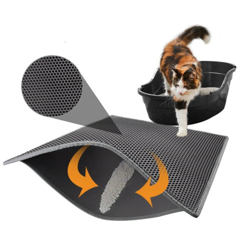 Cat Litter Pad Honeycomb Cat Pad Waterproof Urine Proof Pad Pet Supplies — image 1