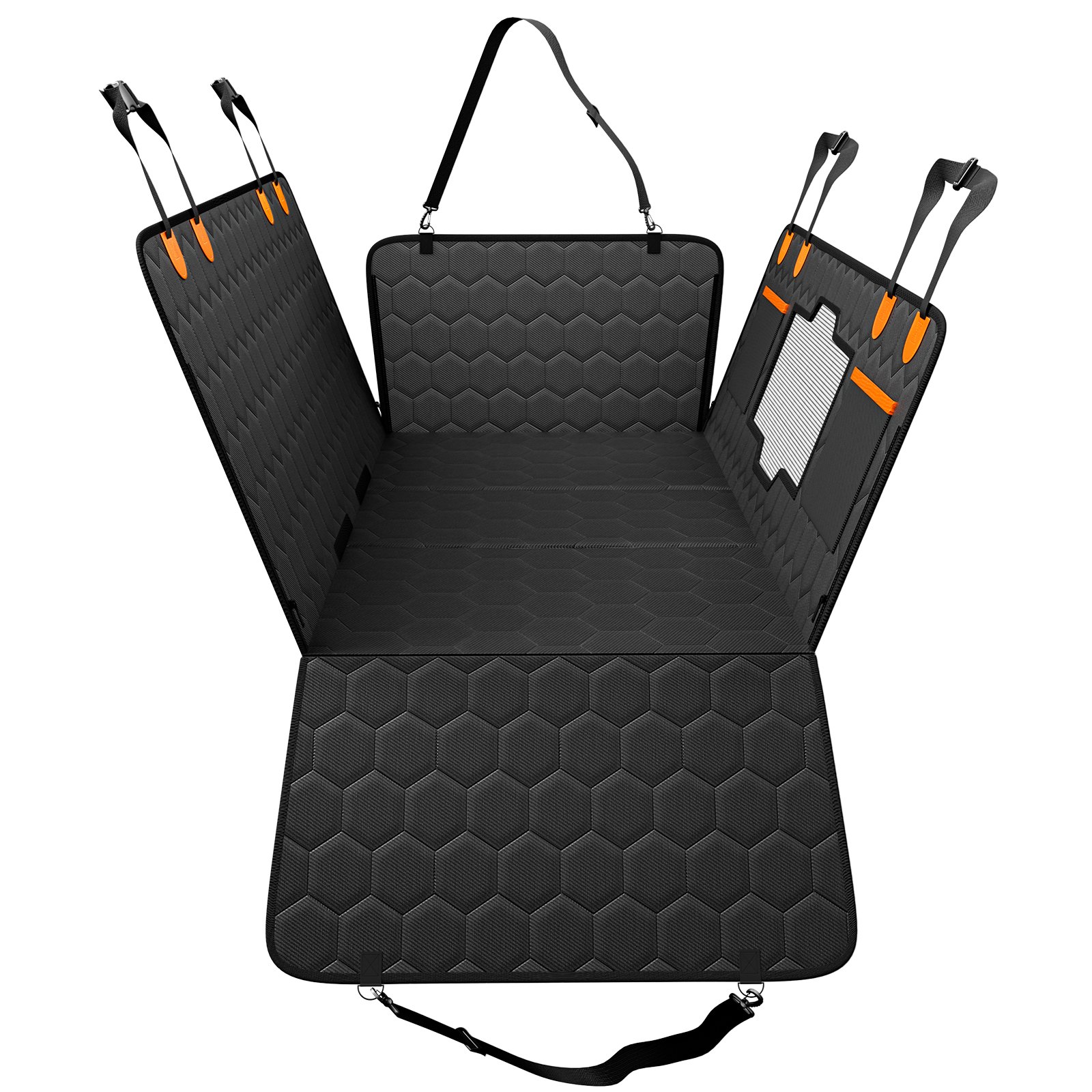 Cubierta para asiento trasero de auto VEVOR 54 x 25,6 pulgadas impermeable 600D para perros — imagen 5